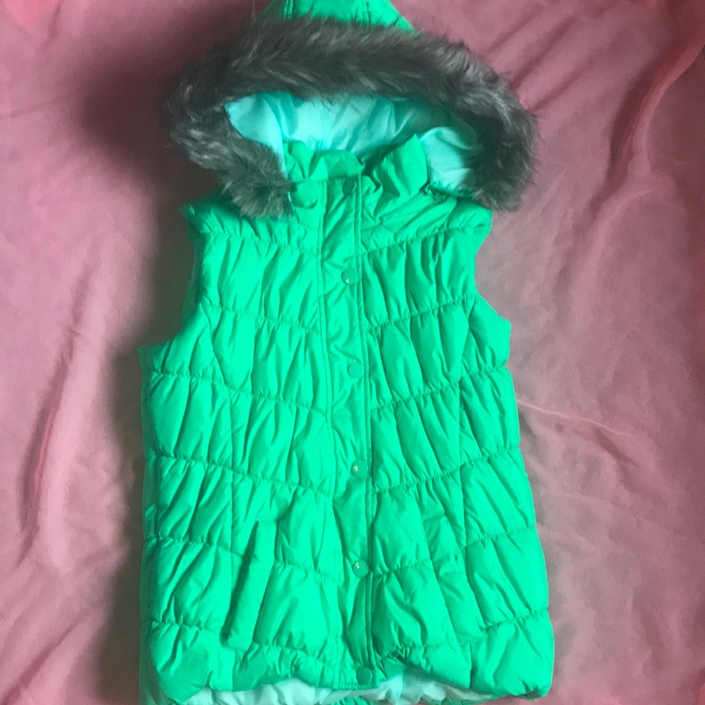 Arizona Jeans Green Puffy Vest
